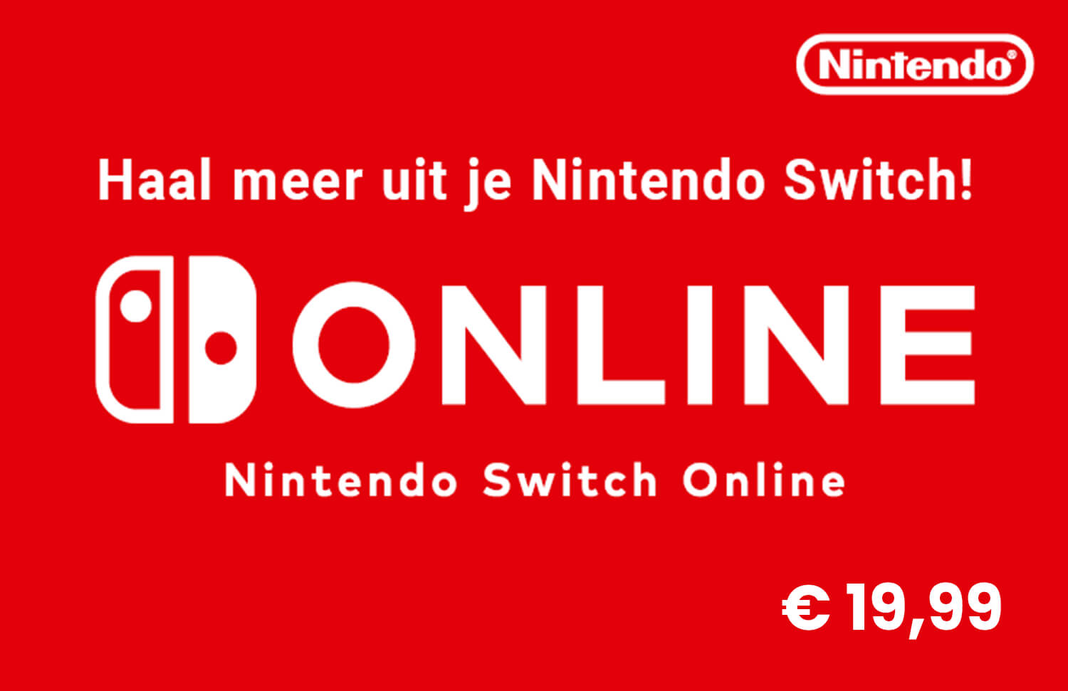 Nintendo Switch Lidmaatschap 12 maanden