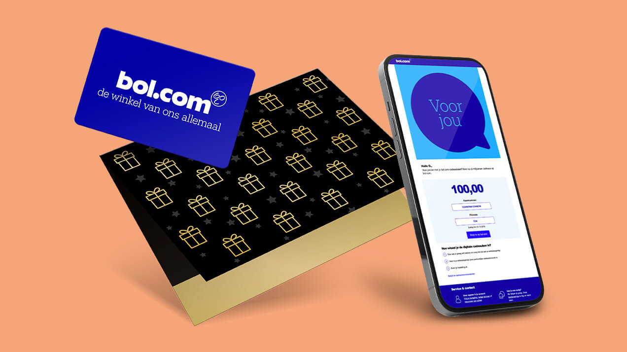 Bol.com Cadeaukaart fysiek of digitaal zakelijk verkrijgbaar