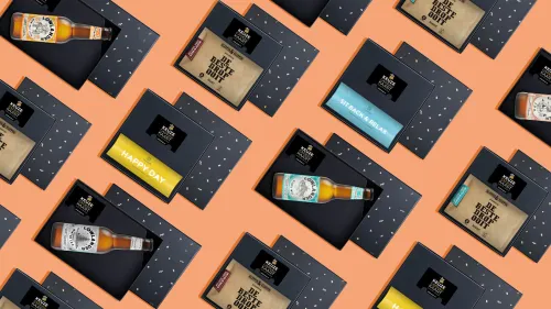 Cadeaupakket met drop, bier of thee: een feest om te geven!